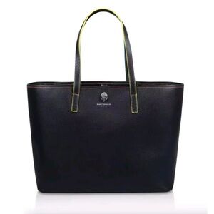 kurt geiger richmond leather tote bag